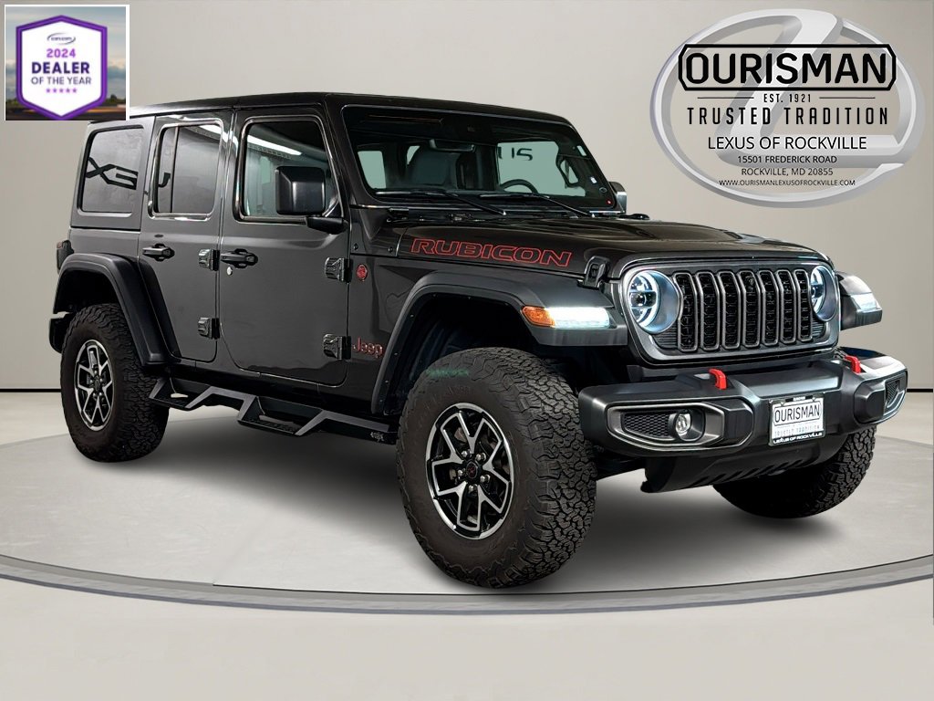 Used 2024 Jeep Wrangler Unlimited Rubicon w/ Technology Group image 1