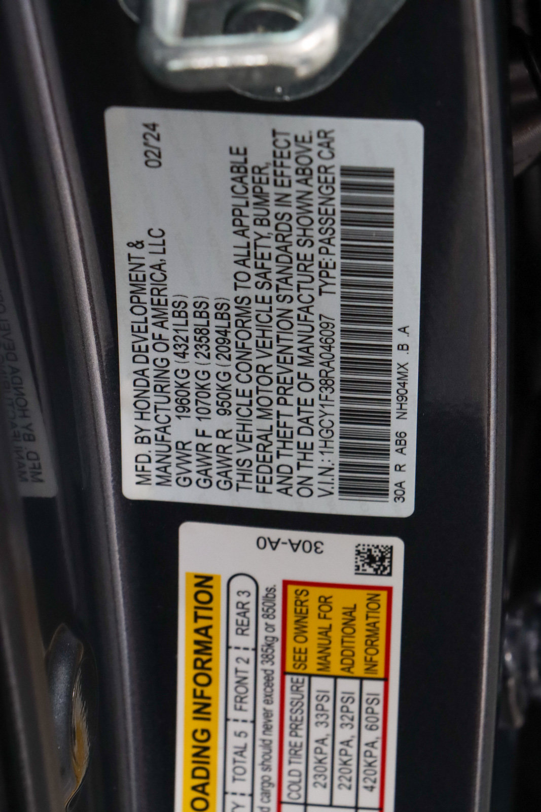 Used 2024 Honda Accord EX image 31