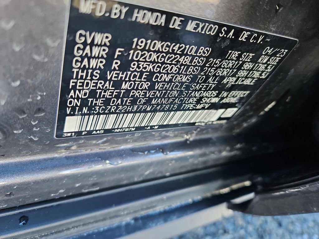 Certified 2023 Honda HR-V LX image 14