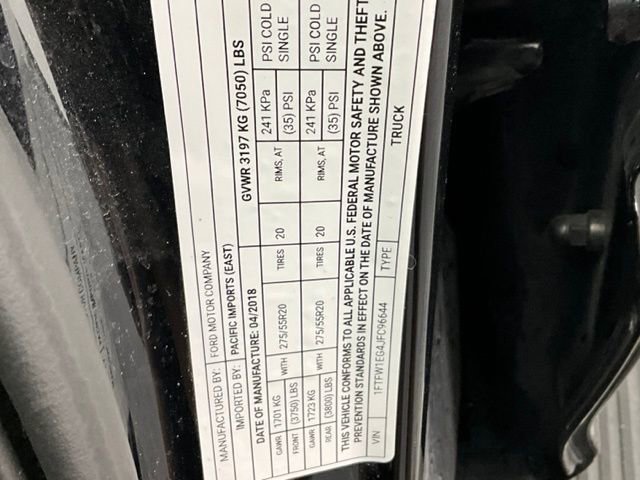 Used 2018 Ford F150 Platinum w/ Technology Package image 28