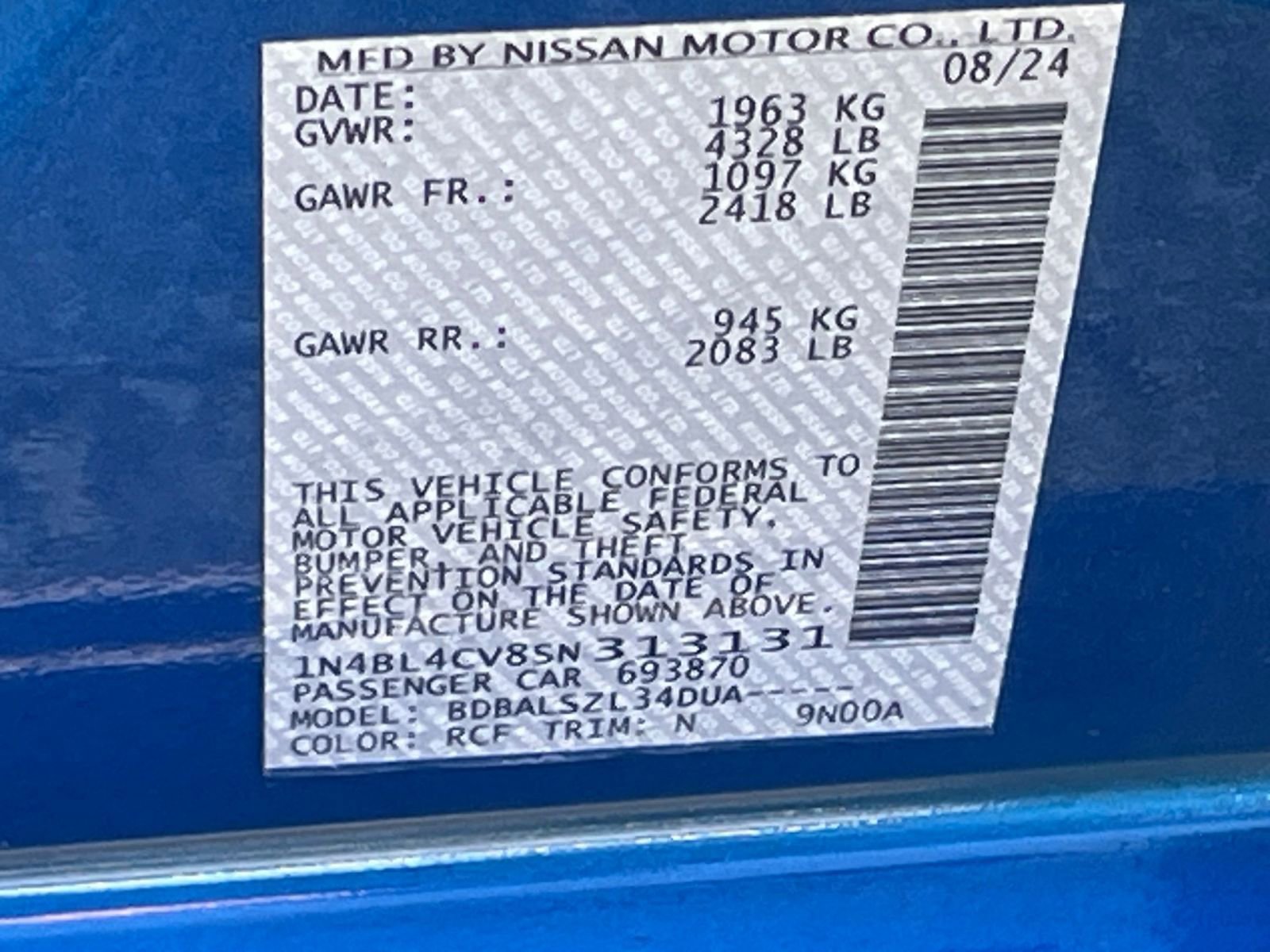 Used 2025 Nissan Altima 2.5 SR image 28