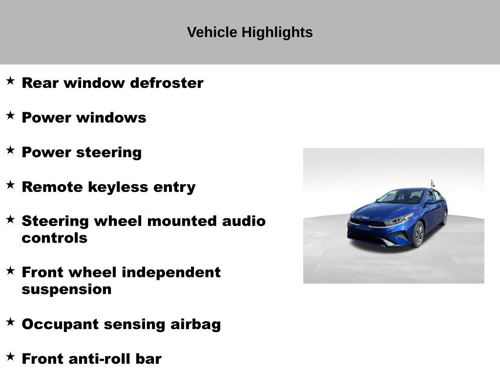 Certified 2023 Kia Forte LXS FWD image 19