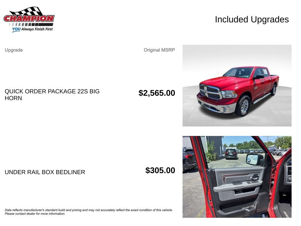 Used 2016 RAM 1500 Big Horn AWD/4WD image 4