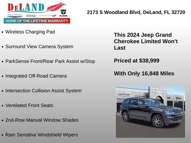 Used 2024 Jeep Grand Cherokee Limited w/ Luxury Tech Group II AWD/4WD image 31