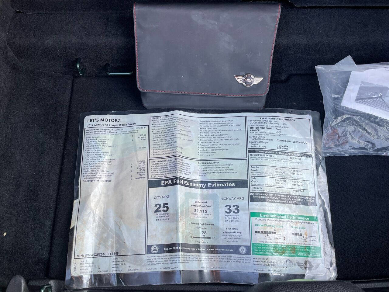 Used 2012 MINI Cooper Coupe John Cooper Works image 25