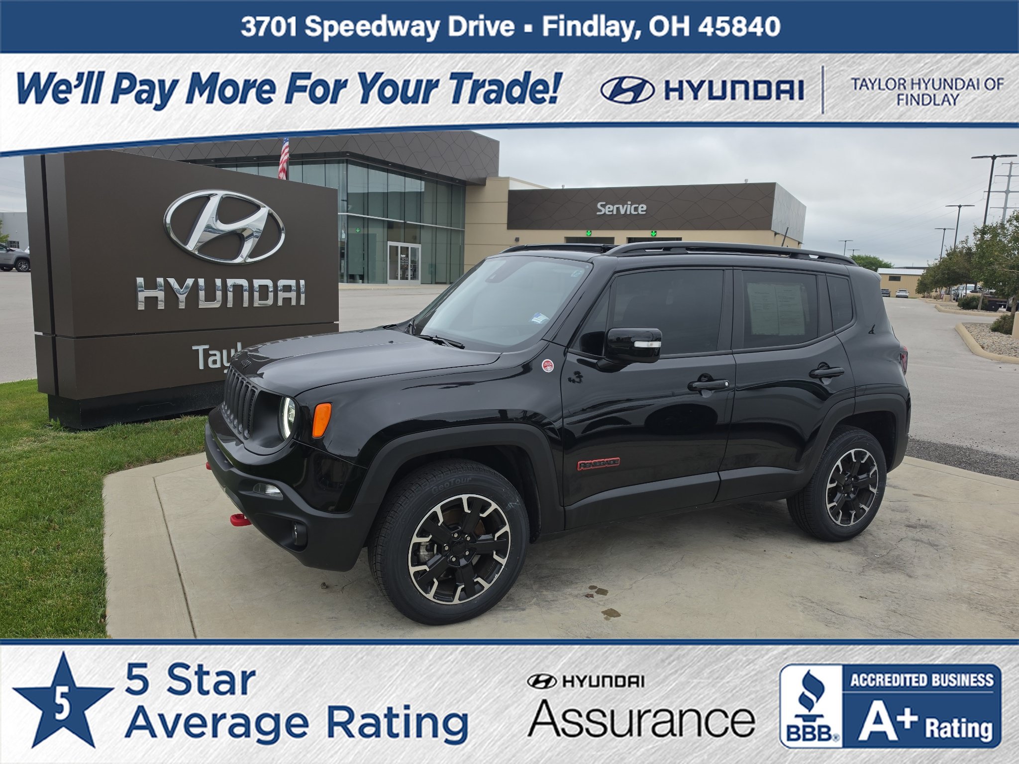 Used 2023 Jeep Renegade Trailhawk w/ Sun/Sound Group