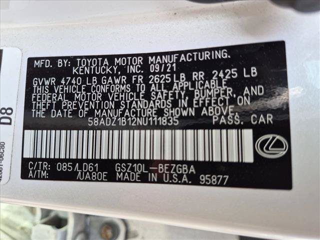 Used 2022 Lexus ES 350 w/ Premium Package FWD image 25