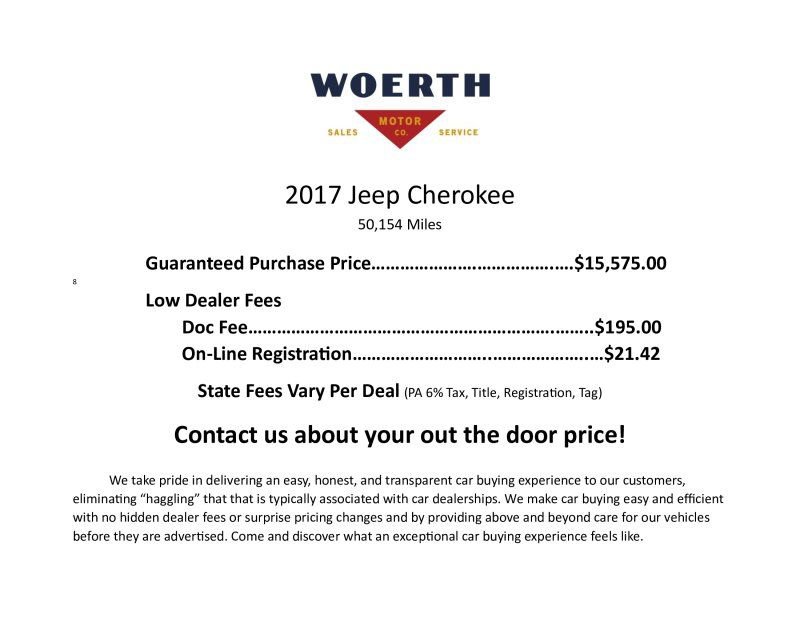 Used 2017 Jeep Cherokee Latitude w/ Cold Weather Group image 3