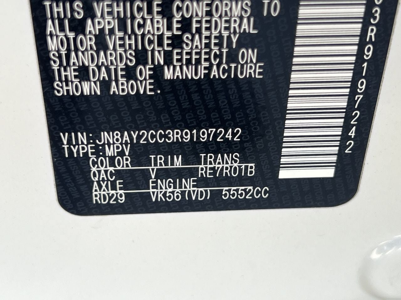 Used 2024 Nissan Armada Platinum w/ Cargo Package RWD image 29
