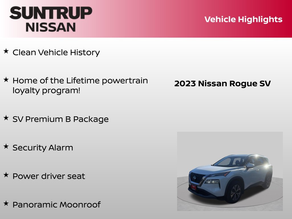 Certified 2023 Nissan Rogue SV w/ SV Premium B Package AWD/4WD image 8