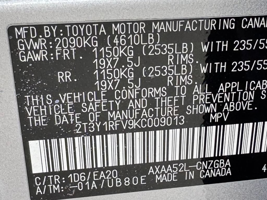 Used 2019 Toyota RAV4 Limited w/ Cold Weather Package FWD image 37