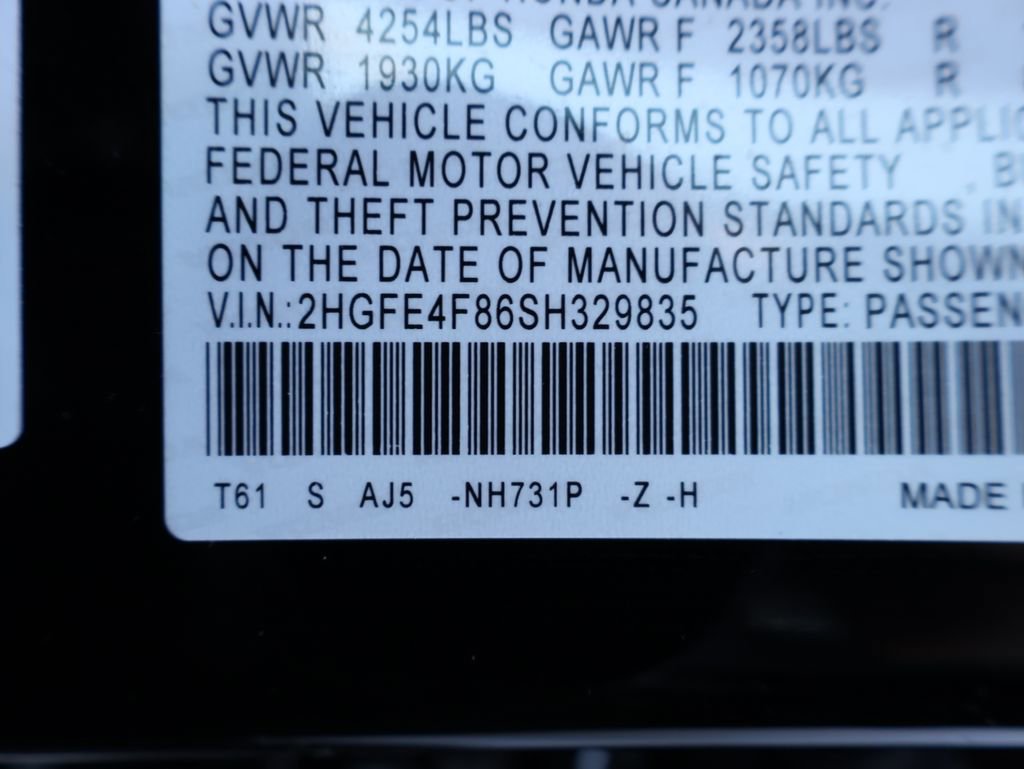 Certified 2025 Honda Civic Sport Touring image 35