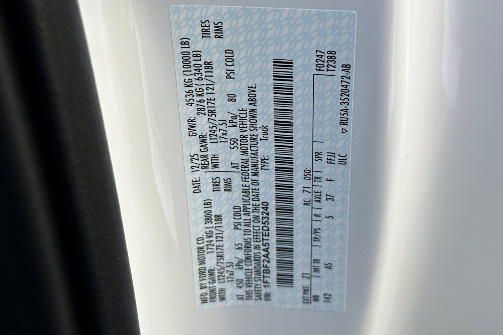 New 2026 Ford F250 XL w/ XL Chrome Package image 25