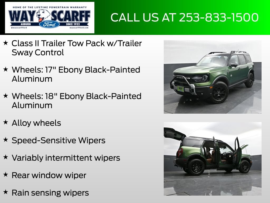 New 2025 Ford Bronco Sport Outer Banks w/ Sasquatch Outer Banks Package AWD/4WD image 37
