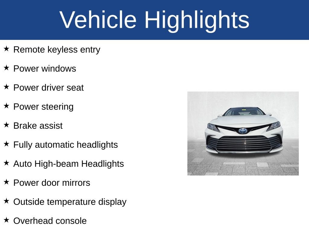 Used 2024 Toyota Camry LE image 3
