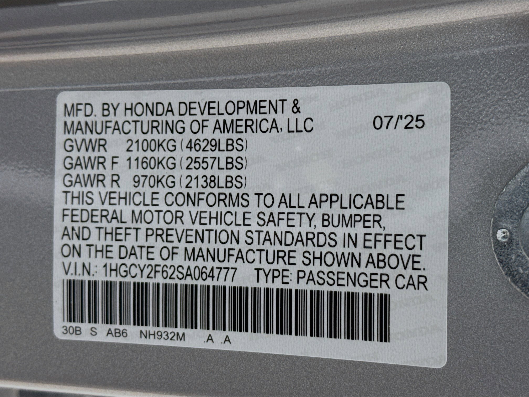 New 2025 Honda Accord EX-L image 37