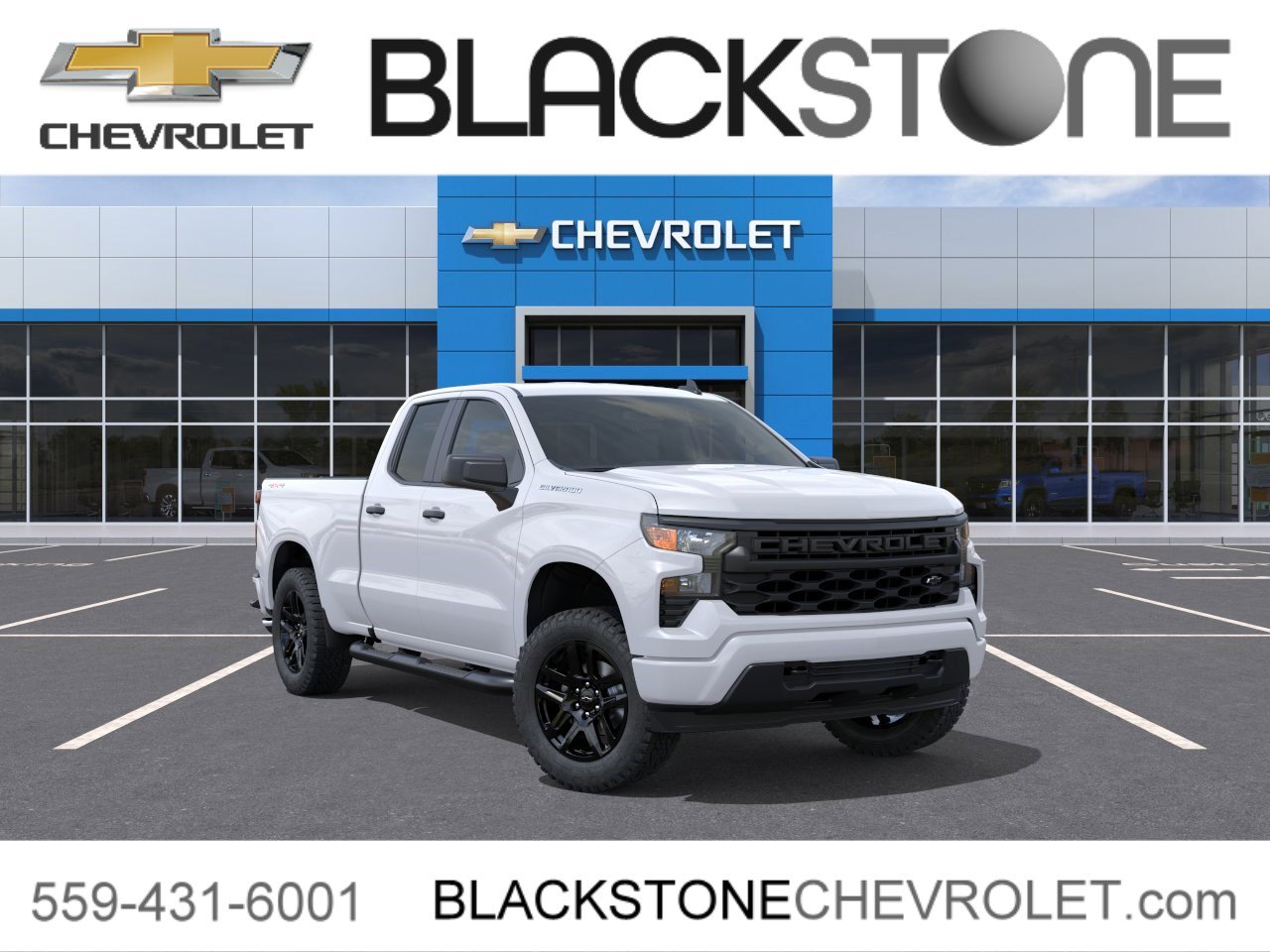 New 2025 Chevrolet Silverado 1500 Custom w/ Turbomax Blackout Package image 1