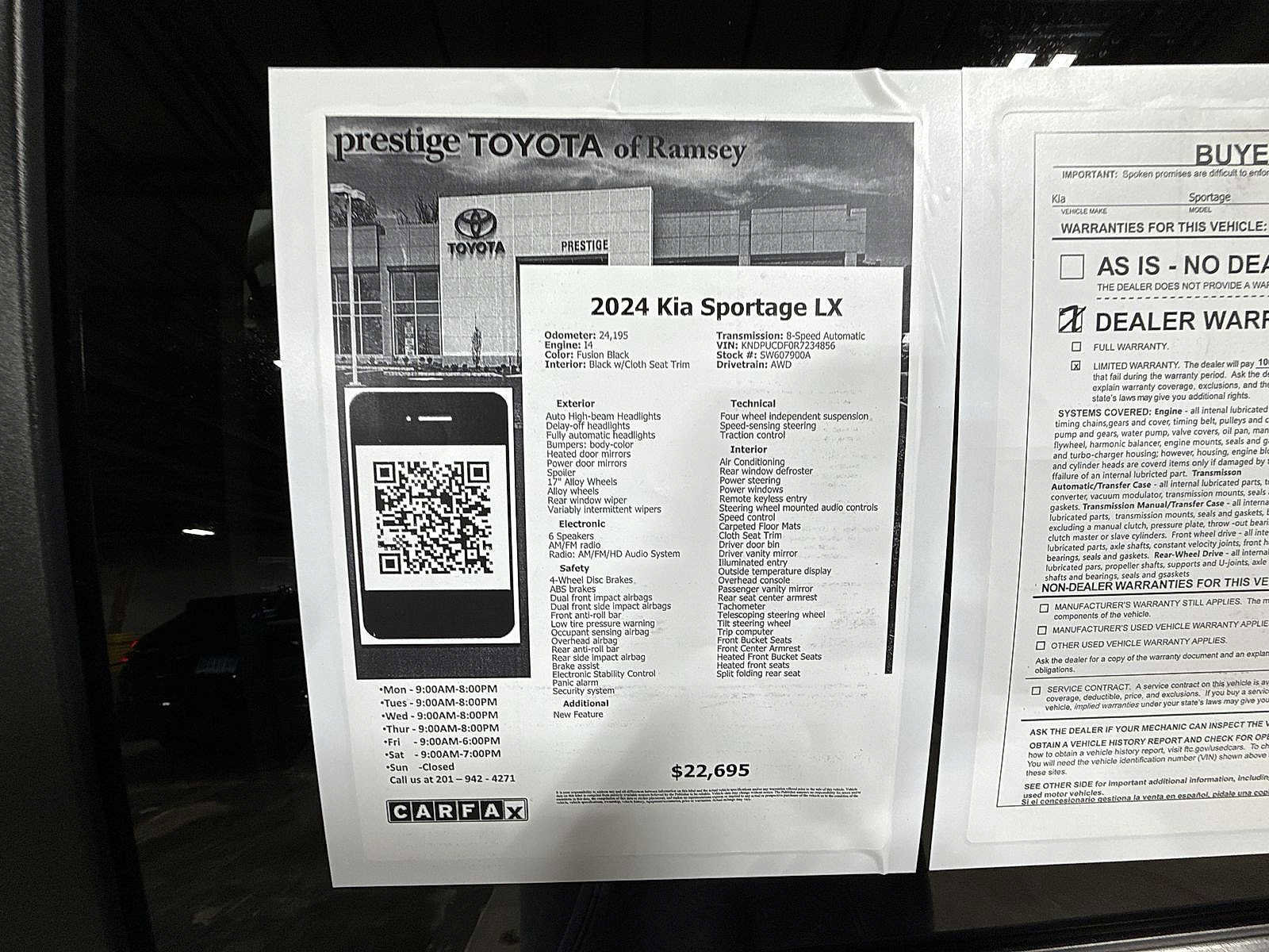 Used 2024 Kia Sportage LX image 13