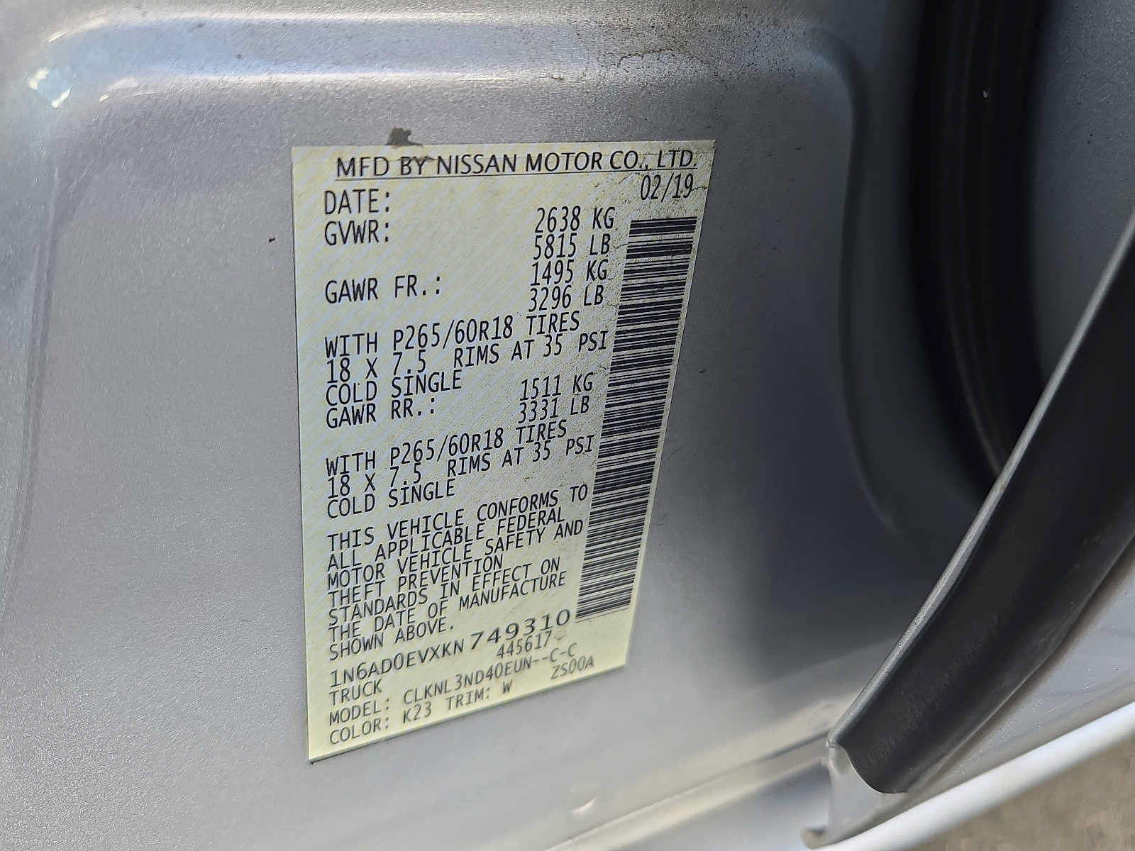 Used 2019 Nissan Frontier SL AWD/4WD image 28