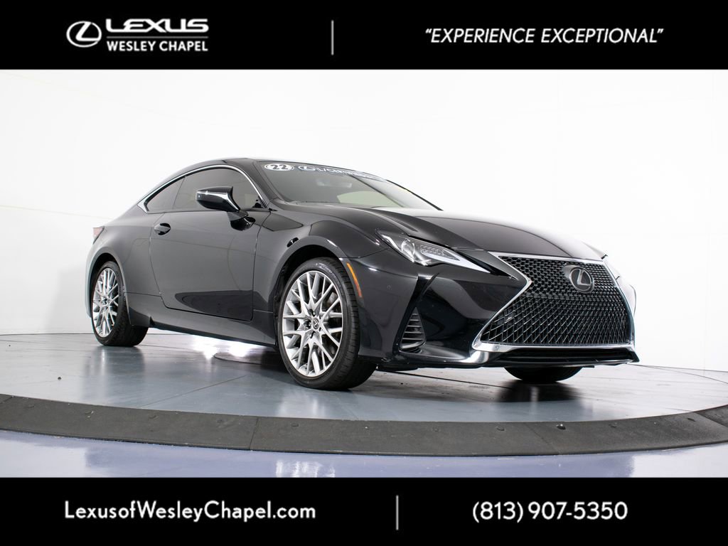 Used 2022 Lexus RC 350 w/ Premium Package RWD video 1