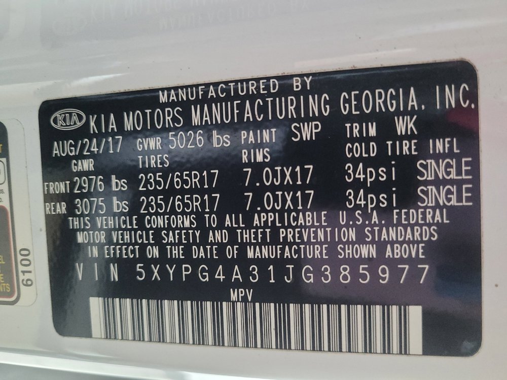 Used 2018 Kia Sorento LX image 33