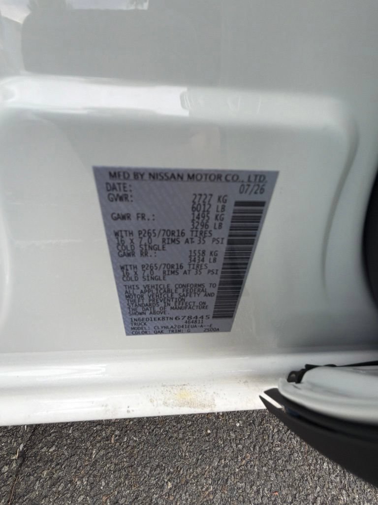 New 2026 Nissan Frontier S AWD/4WD image 33