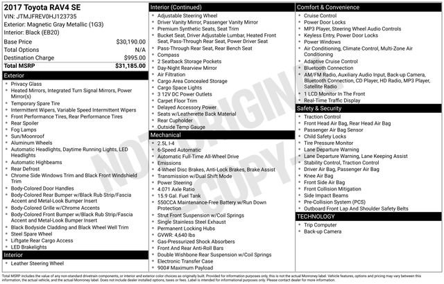 Used 2017 Toyota RAV4 SE image 6