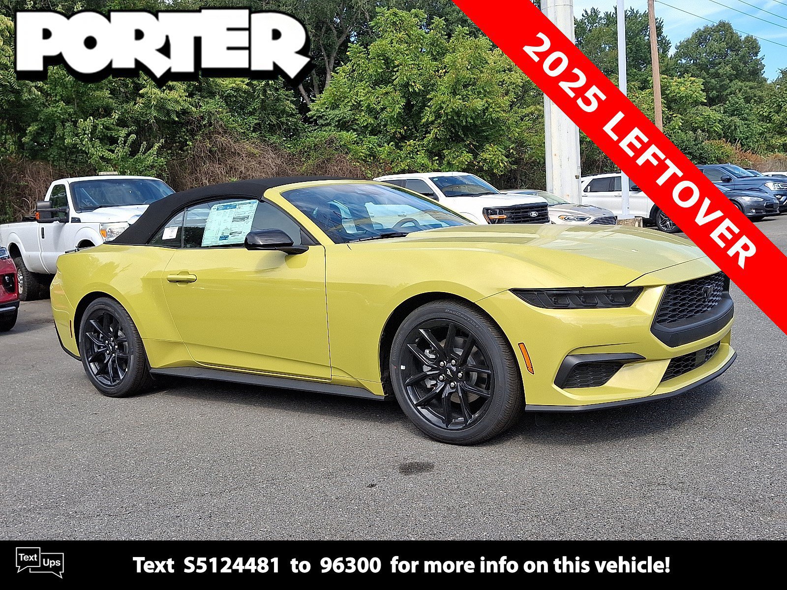 New 2025 Ford Mustang Premium w/ Mustang Nite Pony Package