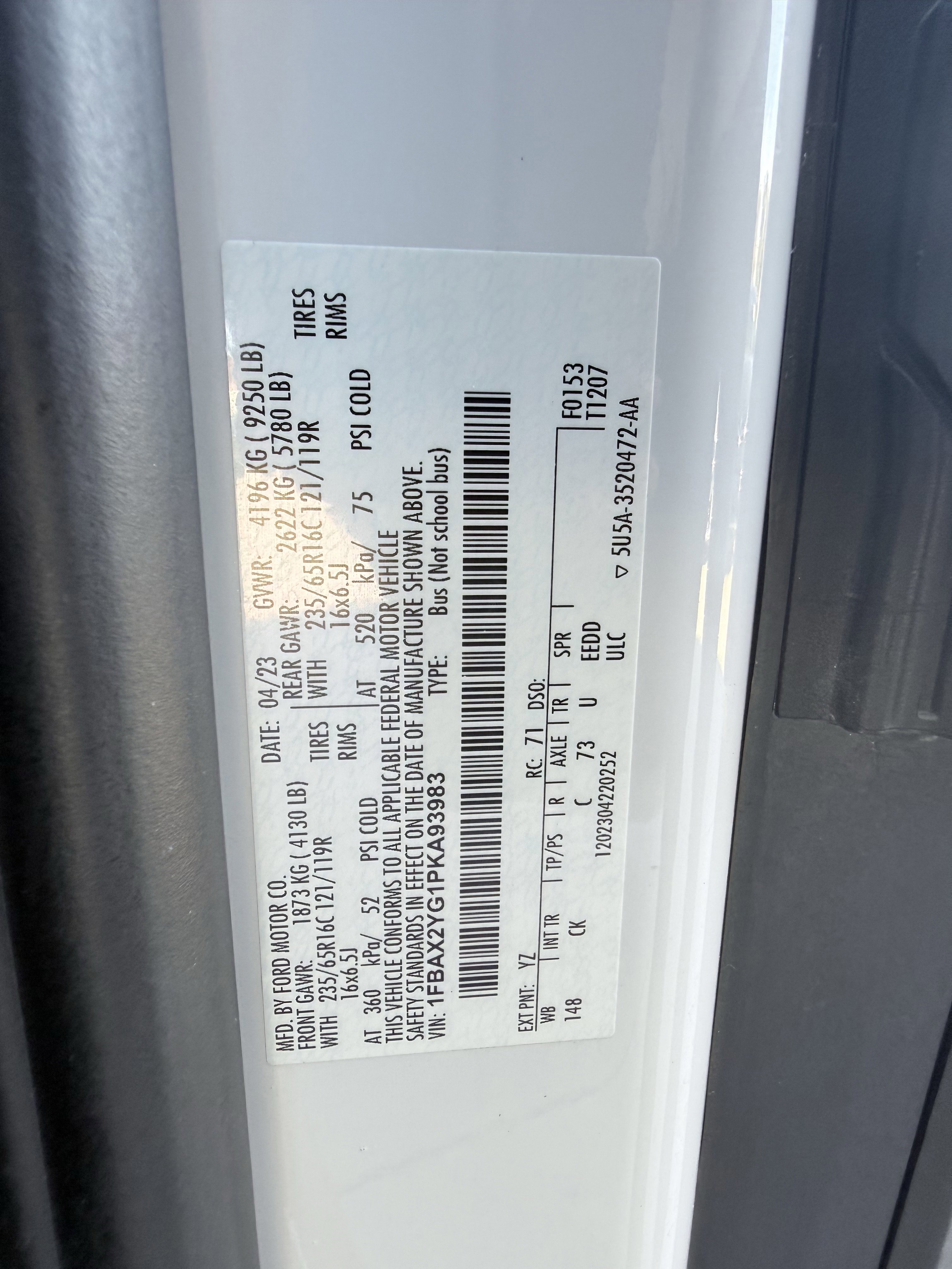 Used 2023 Ford Transit 350 XLT image 69