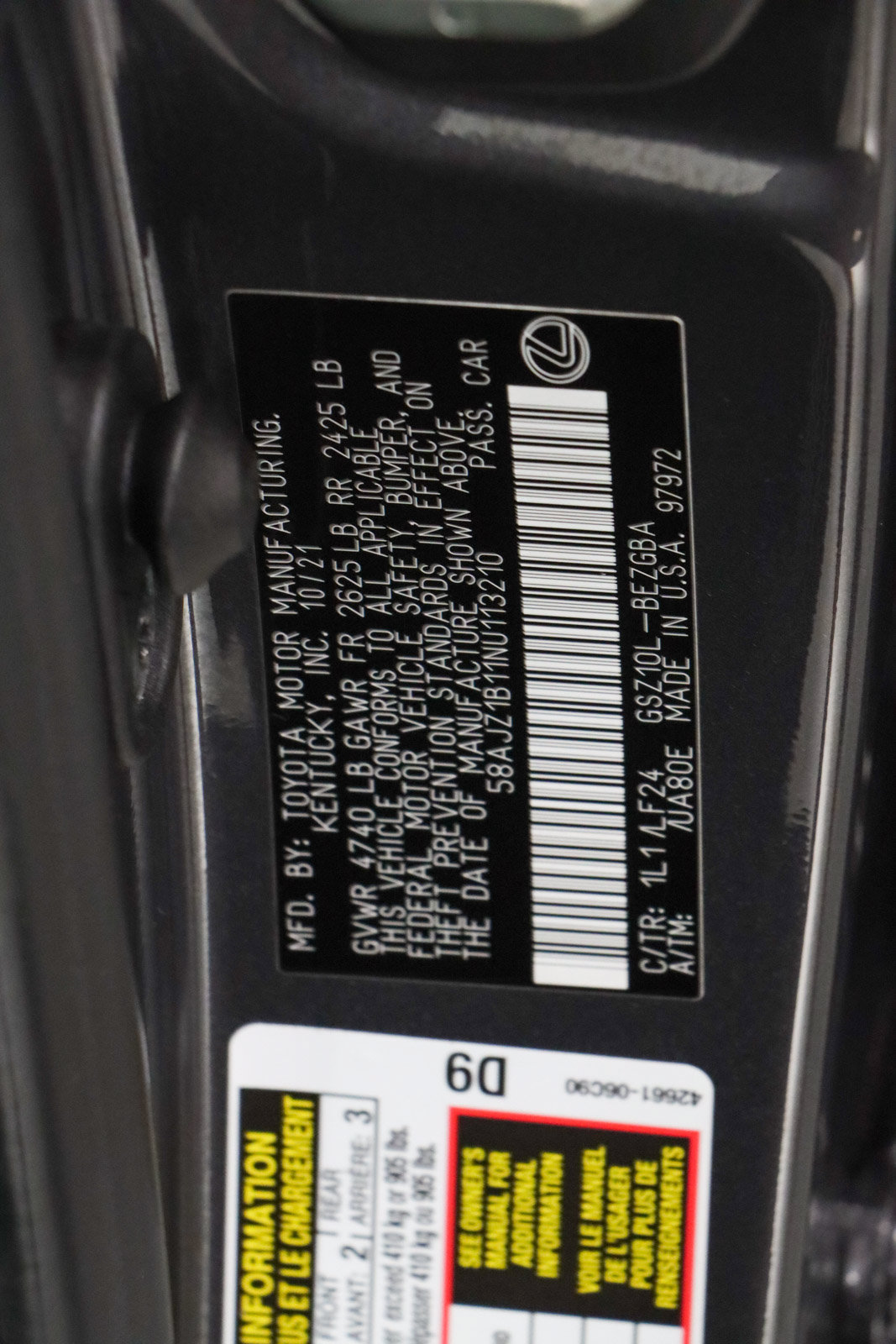 Used 2022 Lexus ES 350 F Sport FWD image 32