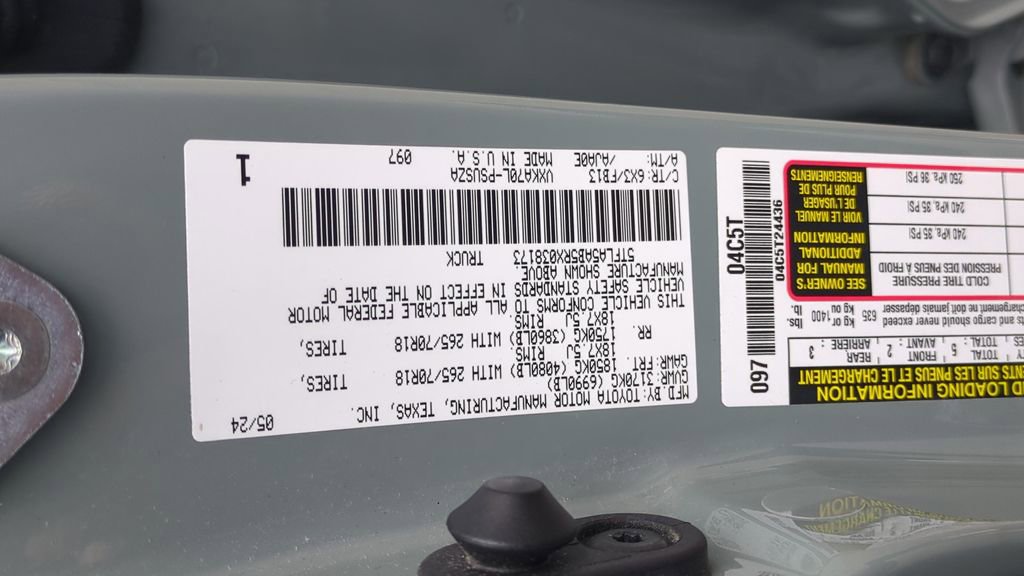 Used 2024 Toyota Tundra SR5 w/ SR5 Convenience Package RWD image 24