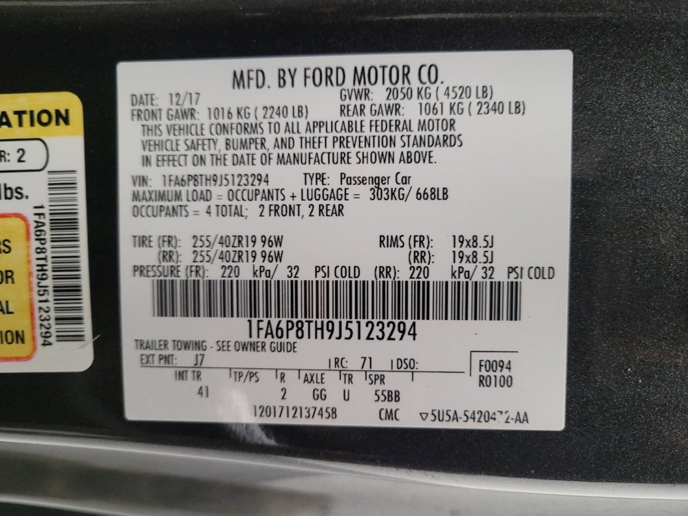 Used 2018 Ford Mustang Premium w/ Pony Package image 33