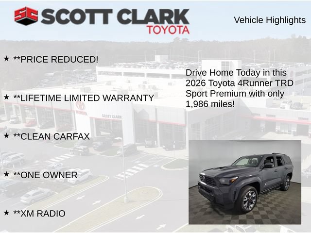 Used 2026 Toyota 4Runner TRD Sport Premium AWD/4WD image 12