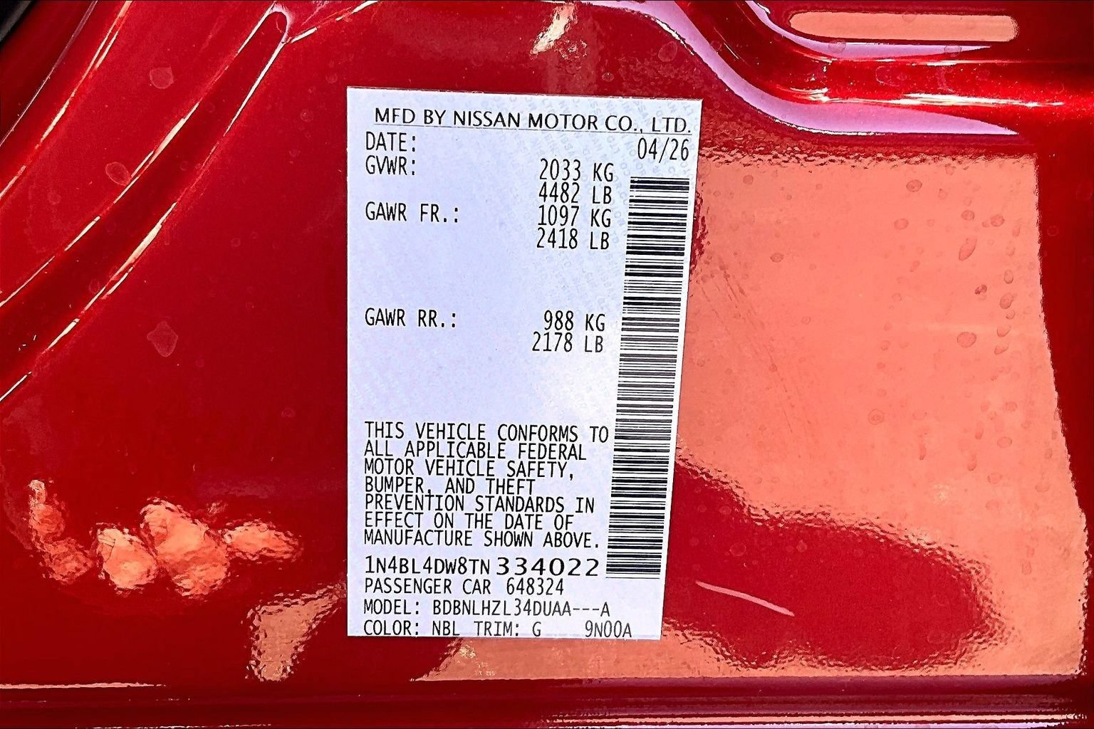 New 2026 Nissan Altima 2.5 SV w/ SV Premium Package AWD/4WD image 8