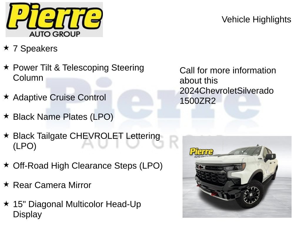 Used 2024 Chevrolet Silverado 1500 ZR2 AWD/4WD image 14
