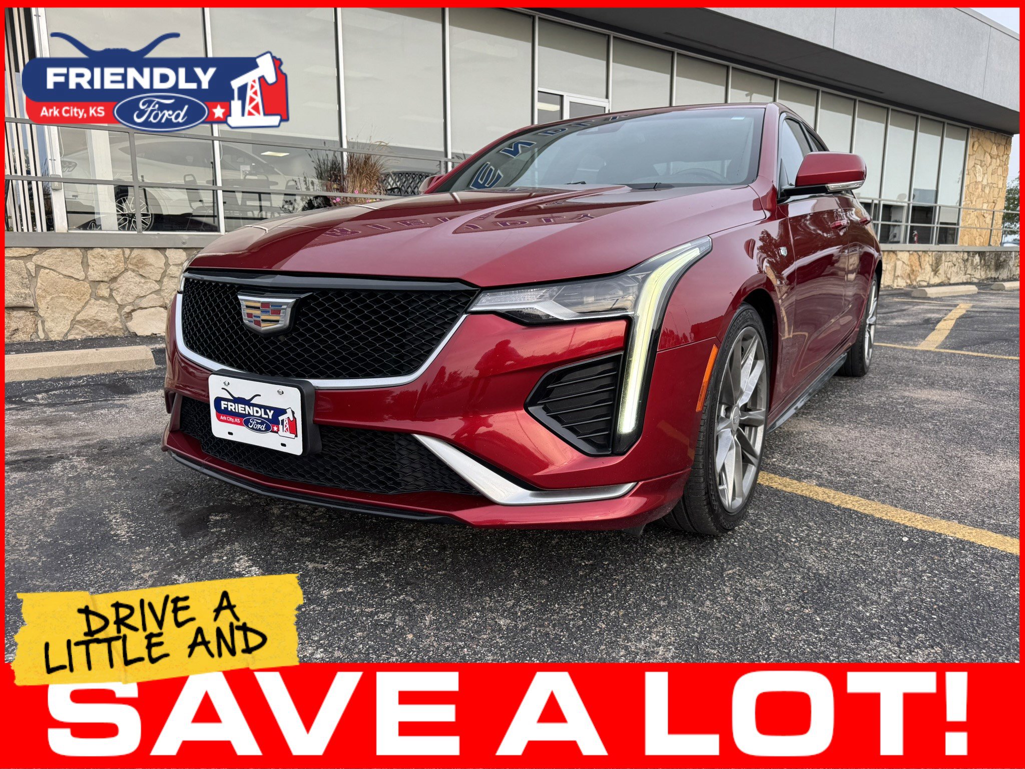 Used 2021 Cadillac CT4 Sport w/ Driver Awareness Plus Package RWD image 1