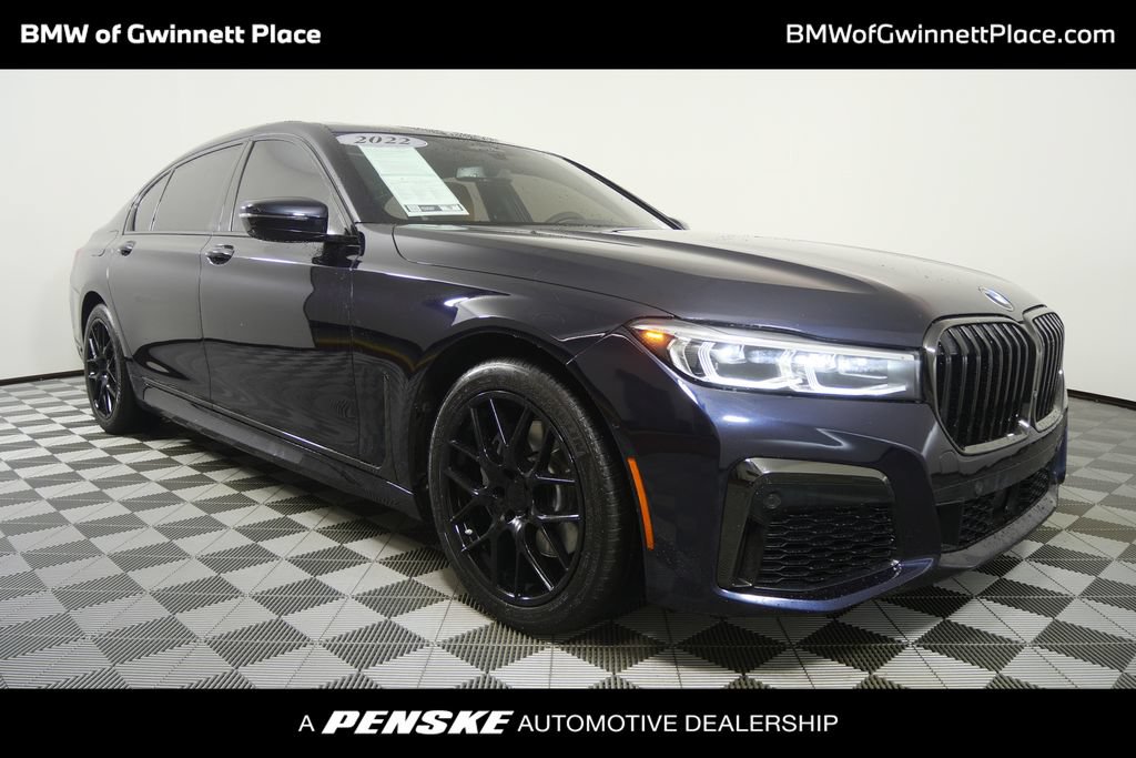 Used 2022 BMW 740i xDrive w/ M Sport Package AWD/4WD image 1