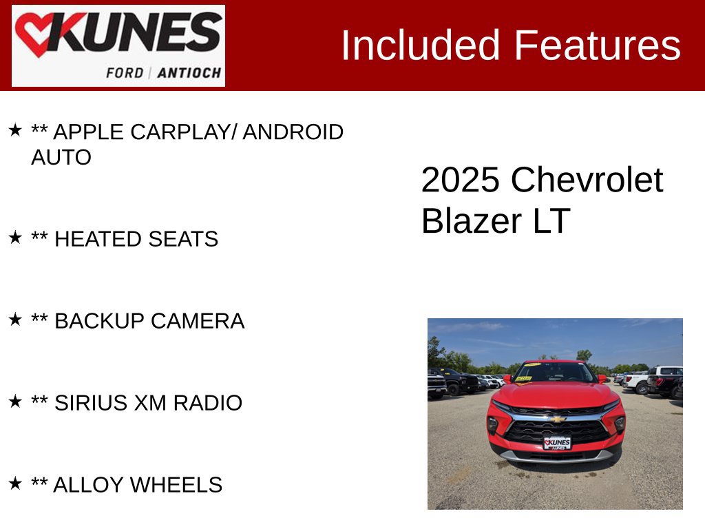 Used 2025 Chevrolet Blazer LT AWD/4WD image 3
