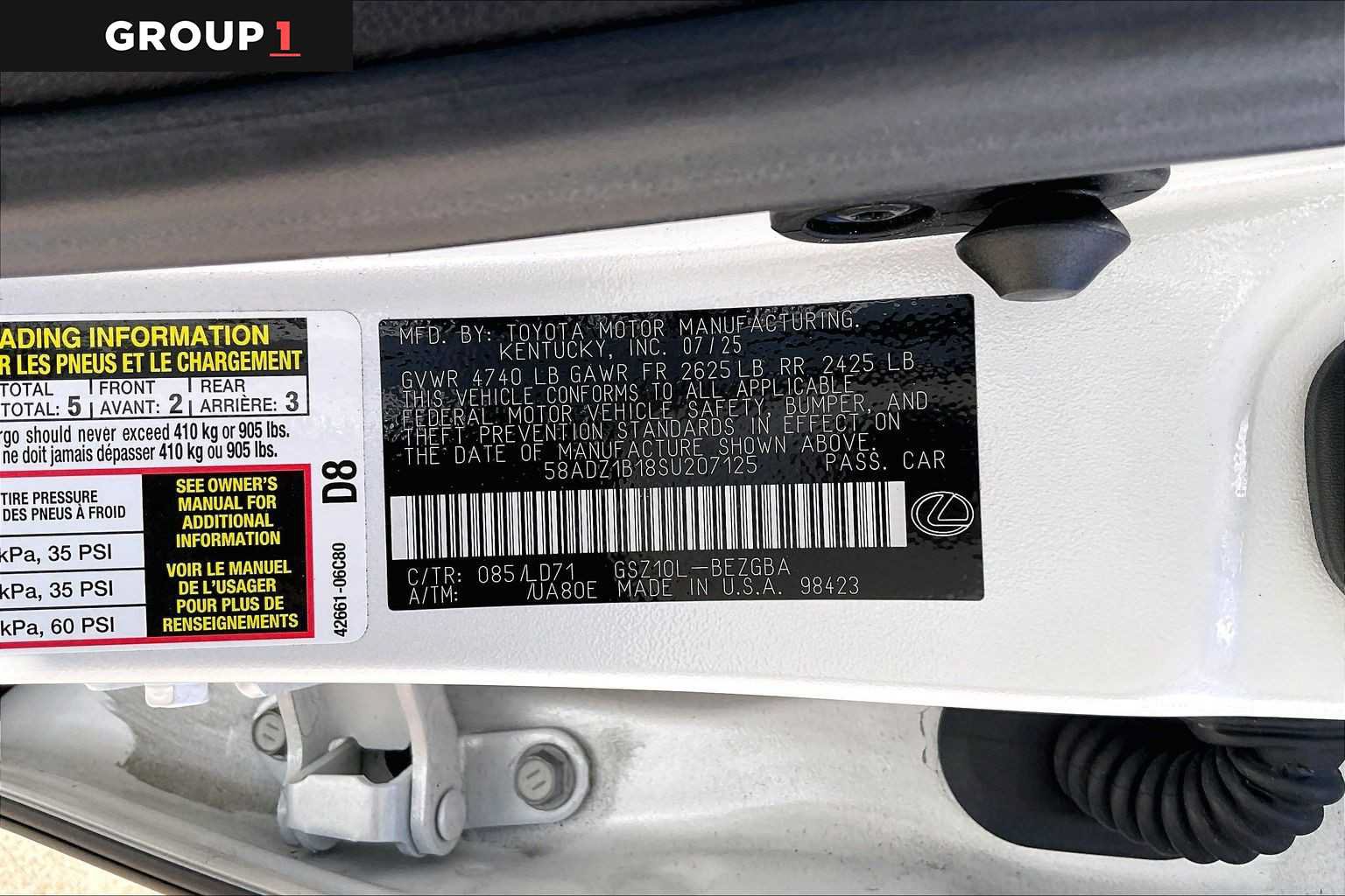 Used 2025 Lexus ES 350 w/ Premium Package FWD image 34