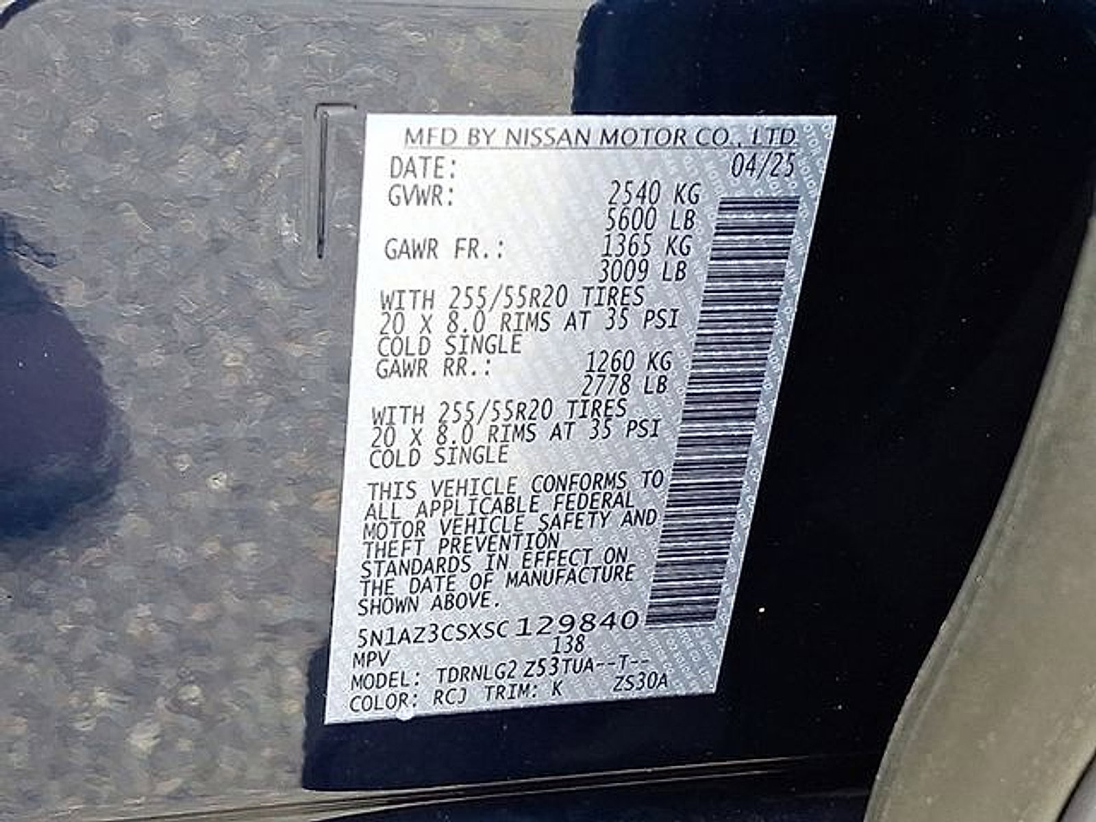 New 2025 Nissan Murano SL w/ Cargo Package AWD/4WD image 19