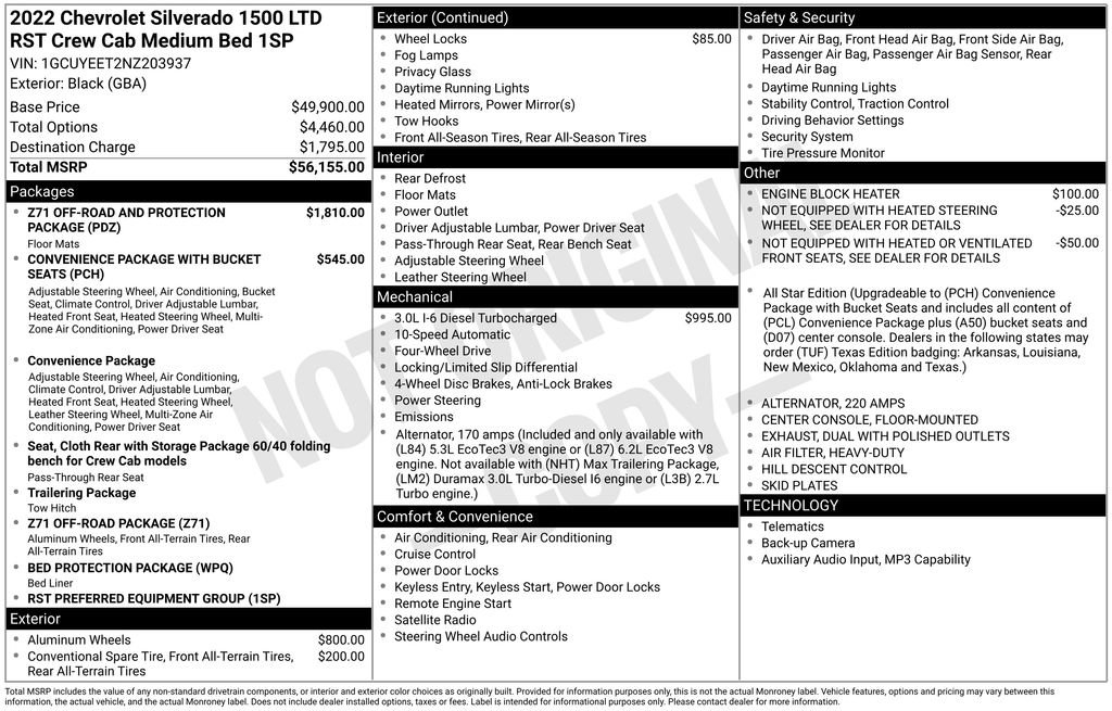 Used 2022 Chevrolet Silverado 1500 RST AWD/4WD image 2