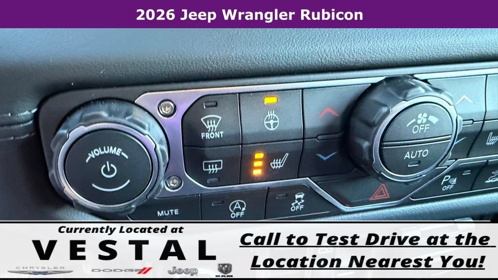 New 2026 Jeep Wrangler Unlimited Rubicon w/ Whitecap Package AWD/4WD image 39
