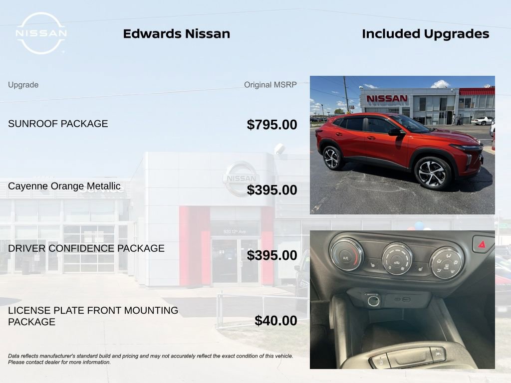 Used 2024 Chevrolet Trax RS w/ Sunroof Package FWD image 7
