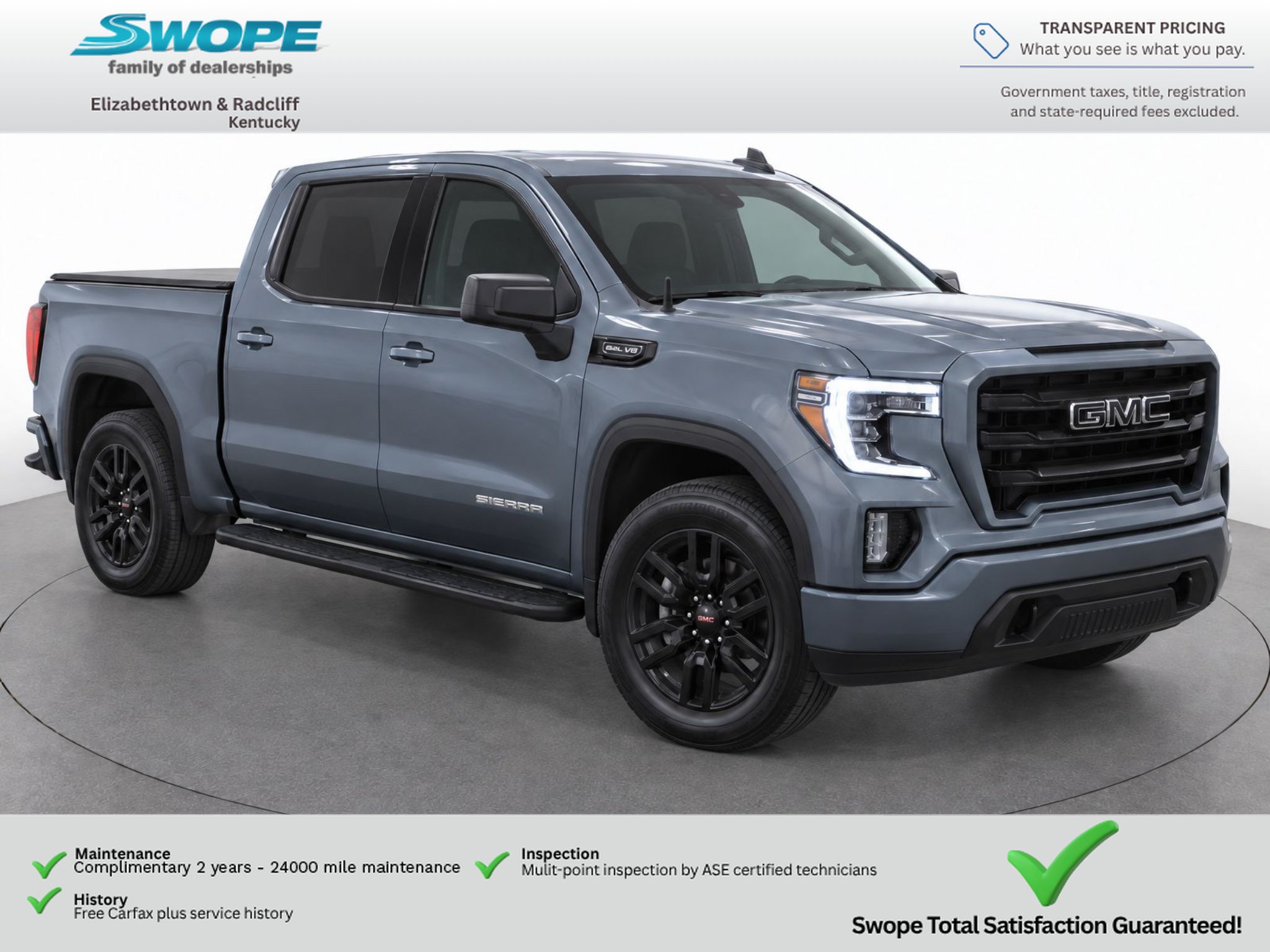 Used 2021 GMC Sierra 1500 Elevation w/ Preferred Package RWD image 3