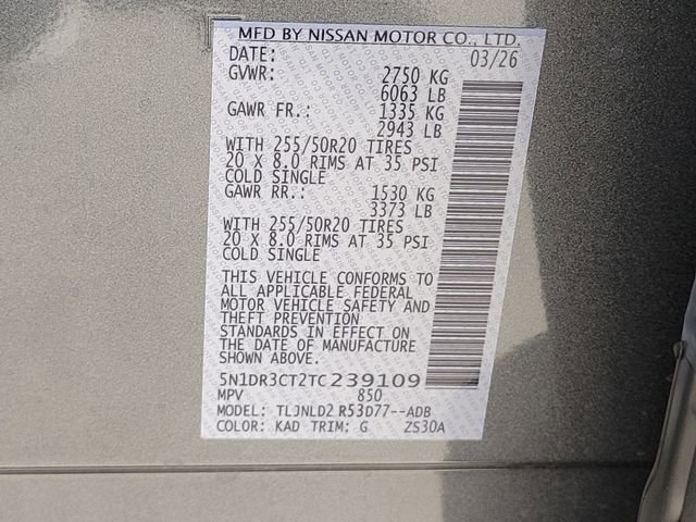 New 2026 Nissan Pathfinder SL AWD/4WD image 13