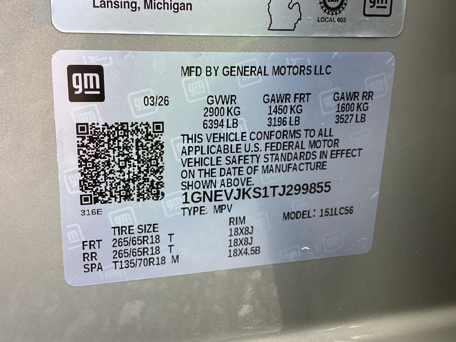 Used 2026 Chevrolet Traverse Z71 w/ Enhanced Driving Package AWD/4WD image 10