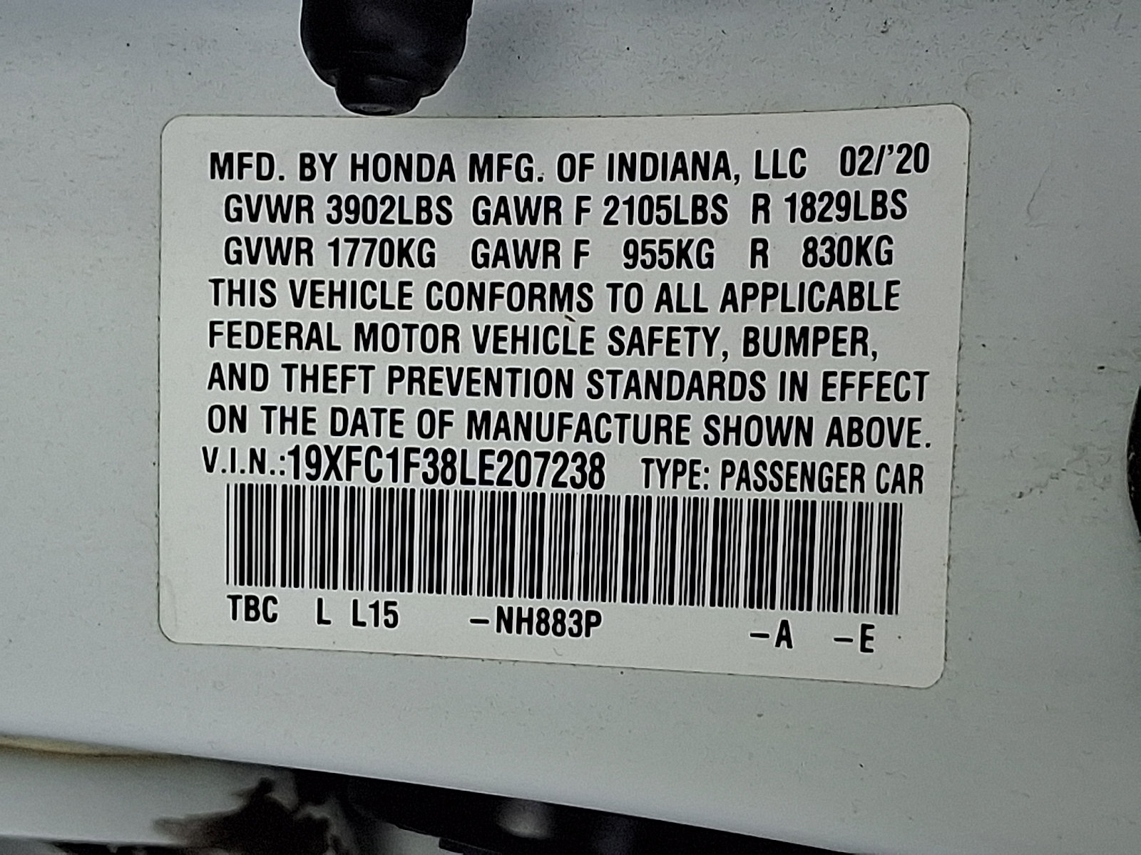 Used 2020 Honda Civic EX image 29