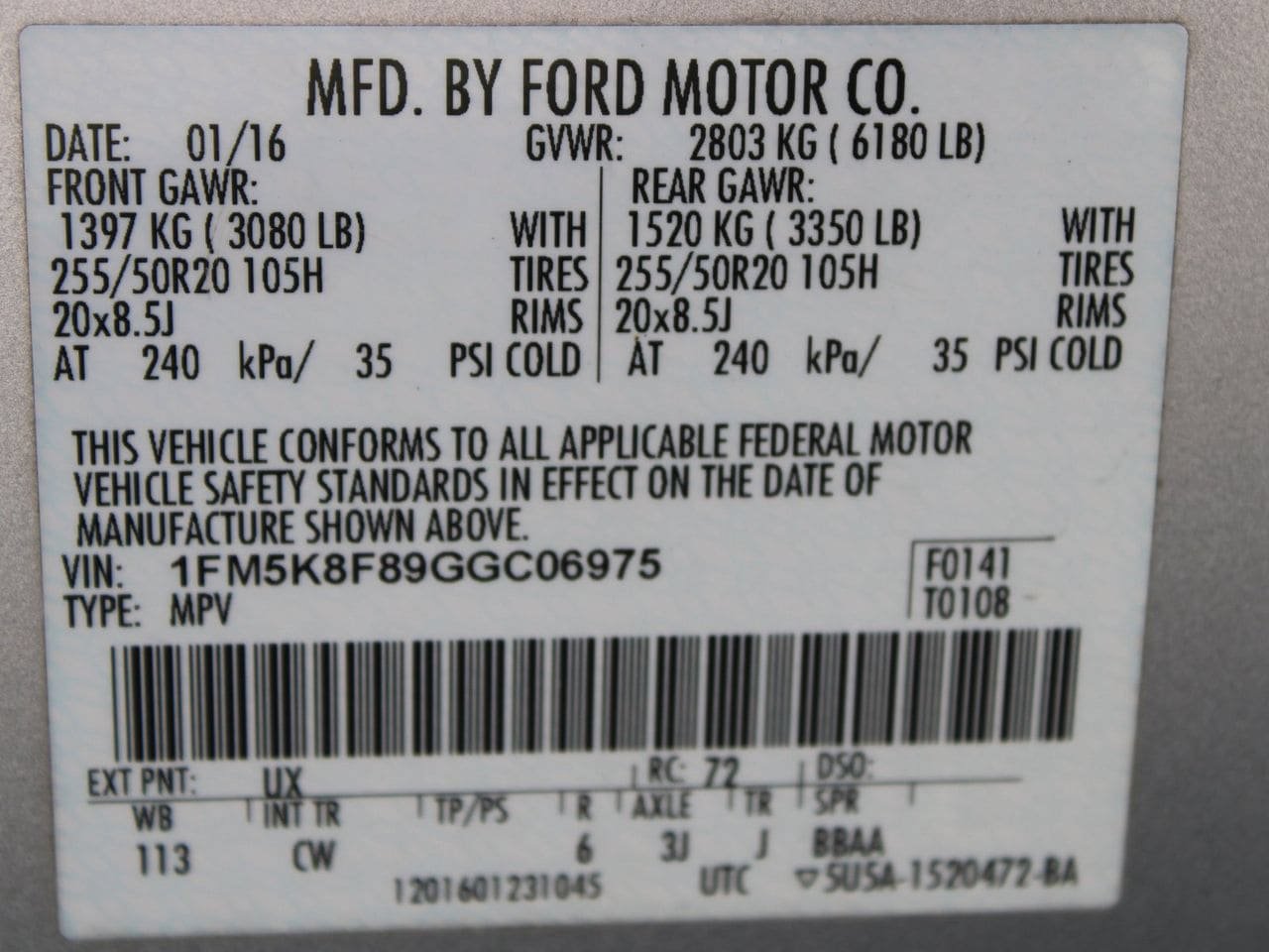Used 2016 Ford Explorer Limited AWD/4WD image 34