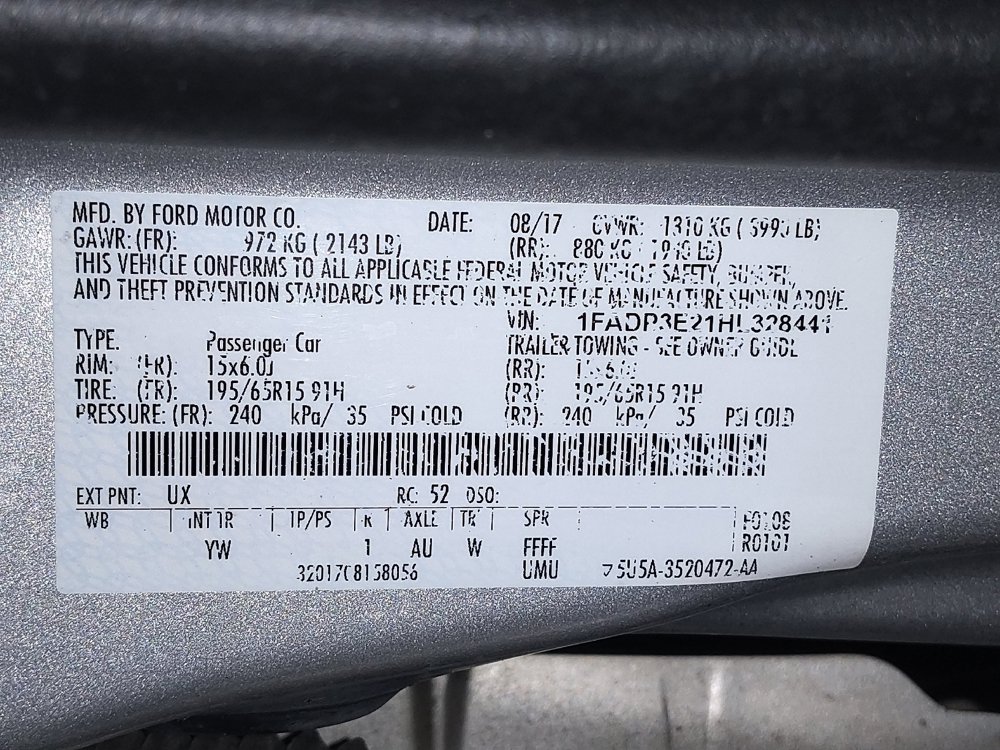 Used 2017 Ford Focus S FWD image 33
