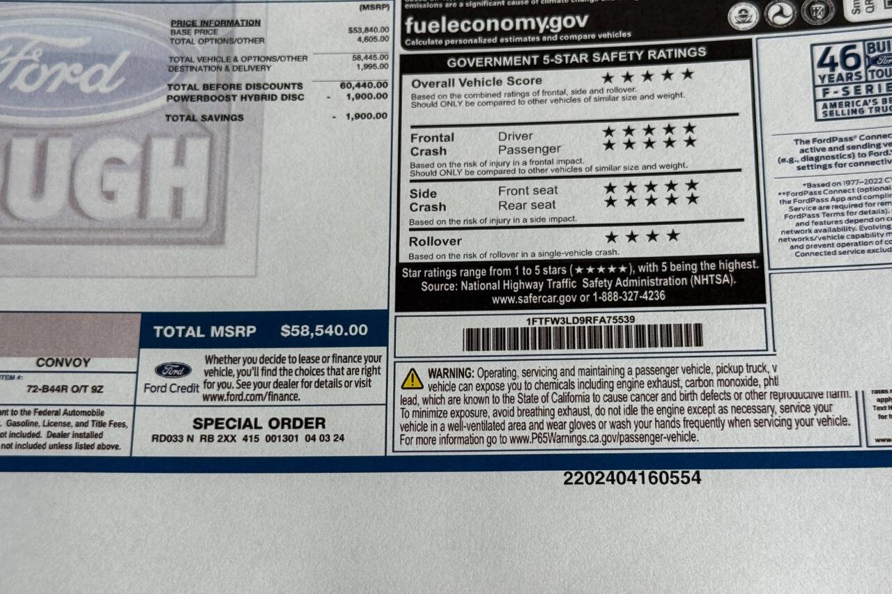 Used 2024 Ford F150 XLT w/ Mobile Office Package image 36